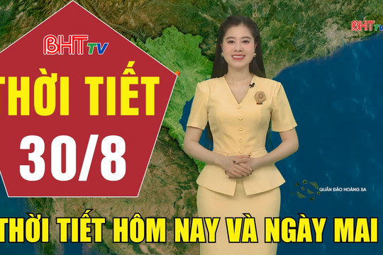 Dự báo thời tiết Hà Tĩnh đêm 29/8 ngày 30/8/2026