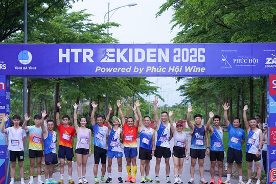 Gần 150 VĐV sôi nổi tranh tài tại “HTR - Ekiden 2026”