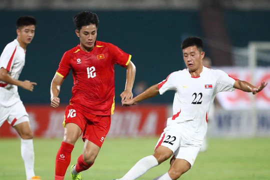 Việt Nam thua đậm Triều Tiên ở vòng loại U20 châu Á 2027
