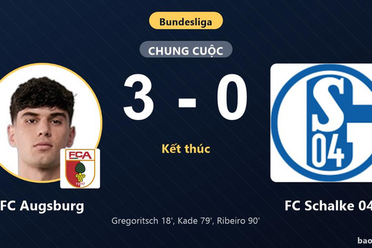 FC Augsburg 3-0 FC Schalke 04: FC Augsburg giành chiến thắng