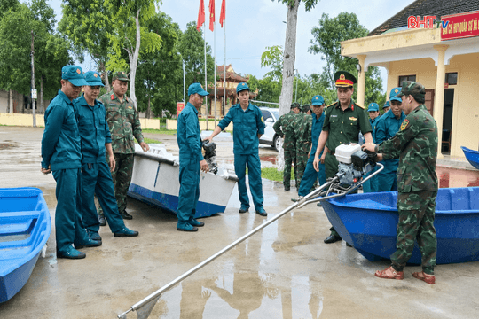 Chủ động phòng ngừa, sẵn sàng ứng phó lụt bão