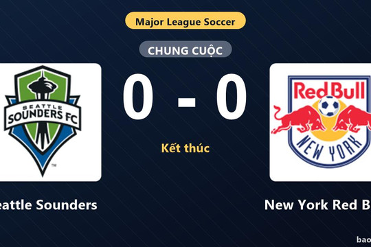 Seattle Sounders 0-0 New York Red Bulls: Hai đội chia điểm