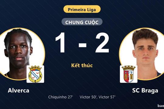 Alverca 1-2 SC Braga: SC Braga giành chiến thắng