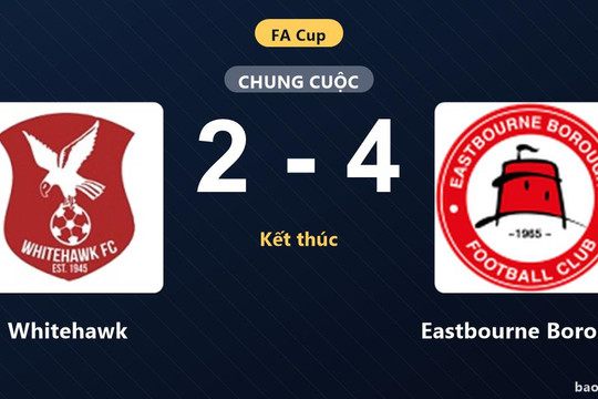 Whitehawk 2-4 Eastbourne Borough: Eastbourne Borough giành chiến thắng