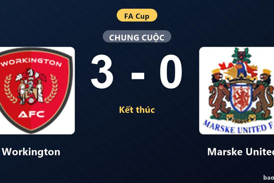 Workington 3-0 Marske United: Workington giành chiến thắng
