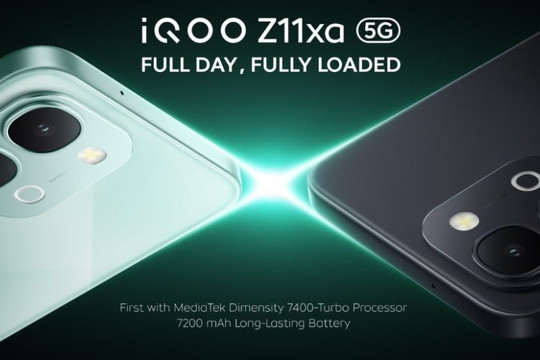 iQOO Z11xa 5G ra mắt: Pin 7.200mAh, chuẩn kháng nước IP69+ cùng giá bán khoảng 8 triệu đồng