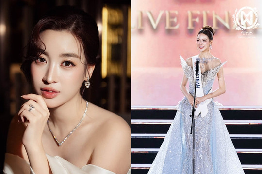 Hoa hậu Đỗ Mỹ Linh tái xuất tại Miss World chúc mừng cột mốc Top 6 đáng nhớ của Bảo Ngọc