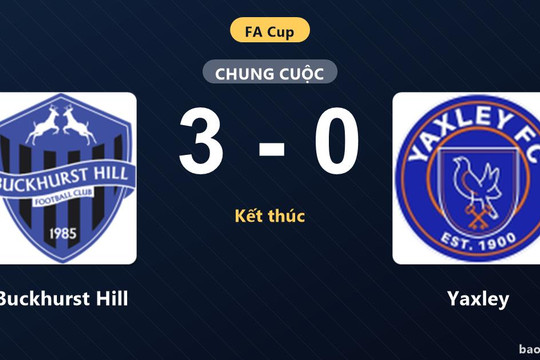 Buckhurst Hill 3-0 Yaxley: Buckhurst Hill giành chiến thắng