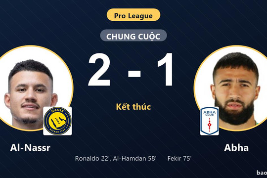 Al-Nassr 2-1 Abha: Al-Nassr giành chiến thắng