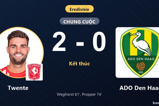 Twente 2-0 ADO Den Haag: Twente giành chiến thắng