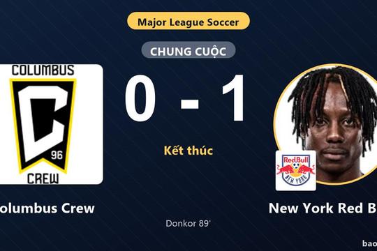 Columbus Crew 0-1 New York Red Bulls: New York Red Bulls giành chiến thắng