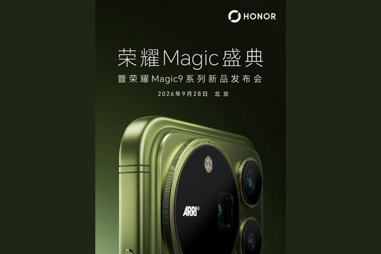 Flagship HONOR Magic 9 tạo đột phá với camera selfie vuông 55MP cùng hệ thống quay phim ARRI