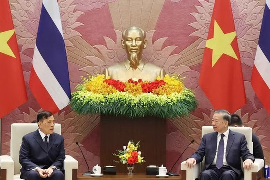 Tổng Bí thư, Chủ tịch nước Tô Lâm hội đàm với Nhà vua Thái Lan