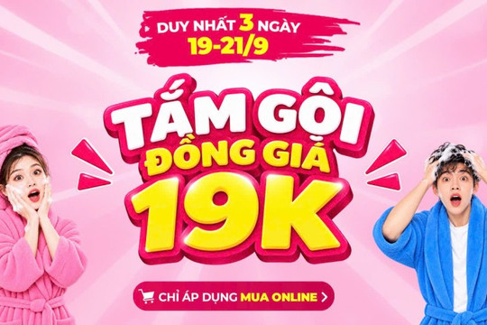 Cách săn deal chăm sóc cá nhân đồng giá 19.000 đồng từ 19/09 đến 21/09 tại Bách hóa XANH