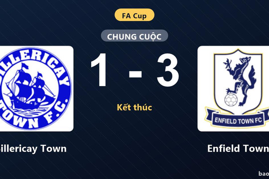 Billericay Town 1-3 Enfield Town: Enfield Town giành chiến thắng