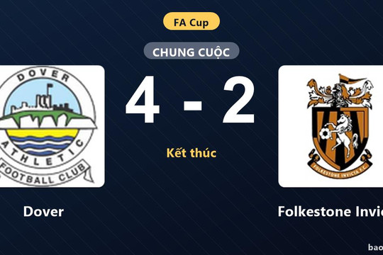 Dover 4-2 Folkestone Invicta: Dover giành chiến thắng