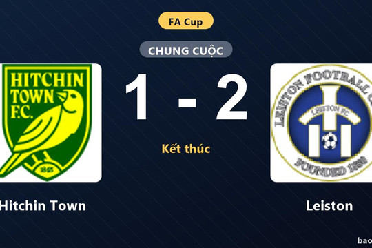 Hitchin Town 1-2 Leiston: Leiston giành chiến thắng
