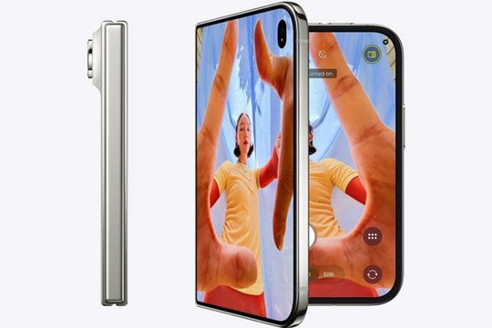 iPhone Duo xử lý bài toán nếp gấp màn hình bằng bản lề Titanium cùng kết cấu đa lớp vật liệu