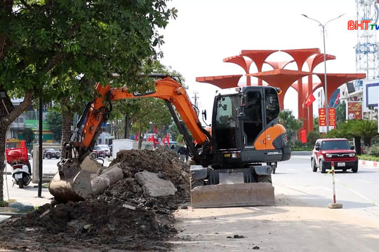 Đẩy nhanh tiến độ dự án nâng cấp quốc lộ 1 qua đô thị trung tâm Hà Tĩnh