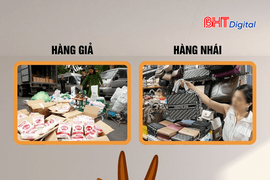 Phân biệt hàng giả và hàng nhái
