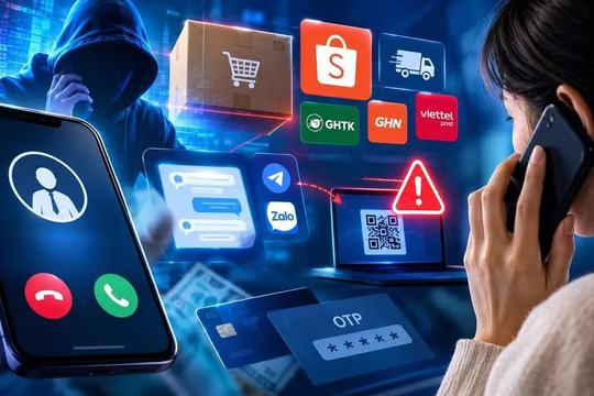 Chiêu thức lừa đảo mạo danh thu hồi đơn hàng online: Cảnh báo mất sạch tiền trong tài khoản