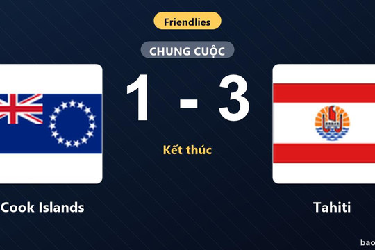 Cook Islands 1-3 Tahiti: Tahiti giành chiến thắng