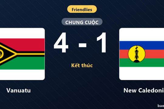 Vanuatu 4-1 New Caledonia: Vanuatu giành chiến thắng