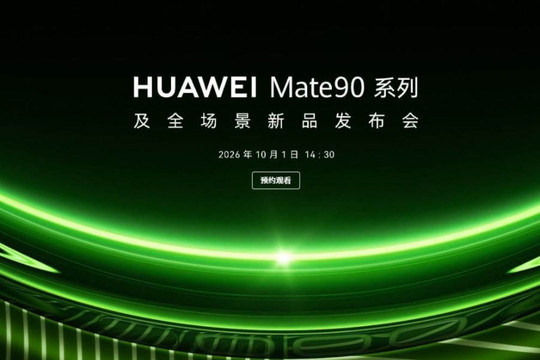 Huawei Mate 90 lộ diện ảnh thực tế: Thiết kế mặt lưng vân dệt và cụm camera XMAGE cỡ lớn