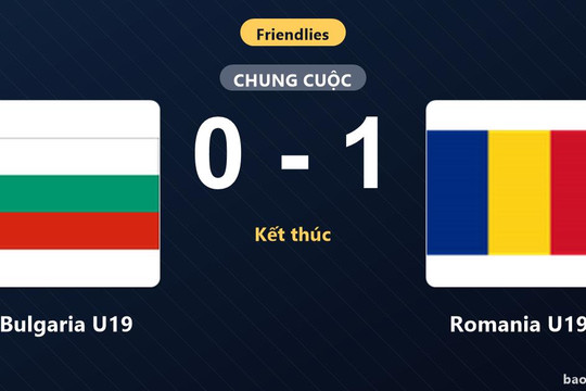 Bulgaria U19 0-1 Romania U19: Romania U19 giành chiến thắng