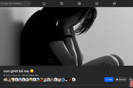 Khi những tâm sự của trẻ tìm “chỗ trú” trên mạng xã hội