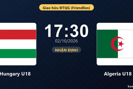 Nhận định Hungary U18 vs Algeria U18: Cuộc đấu của hai hàng thủ