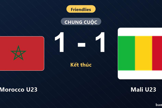Morocco U23 1-1 Mali U23: Hai đội chia điểm