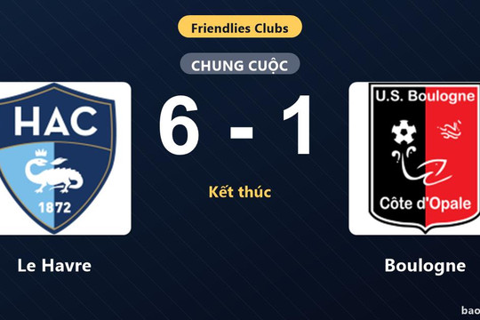 Le Havre 6-1 Boulogne: Le Havre giành chiến thắng