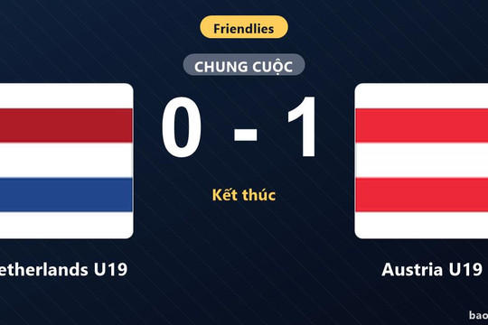 Netherlands U19 0-1 Austria U19: Austria U19 giành chiến thắng