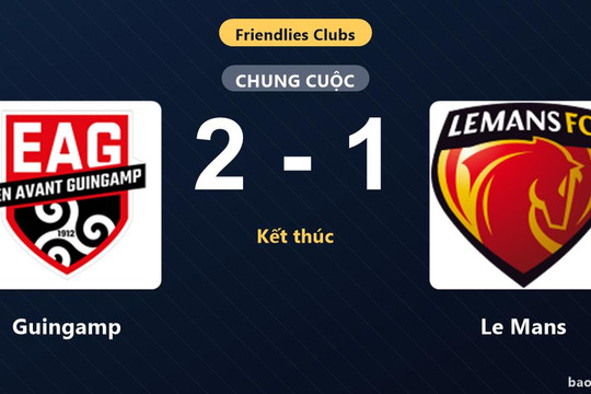 Guingamp 2-1 Le Mans: Guingamp giành chiến thắng