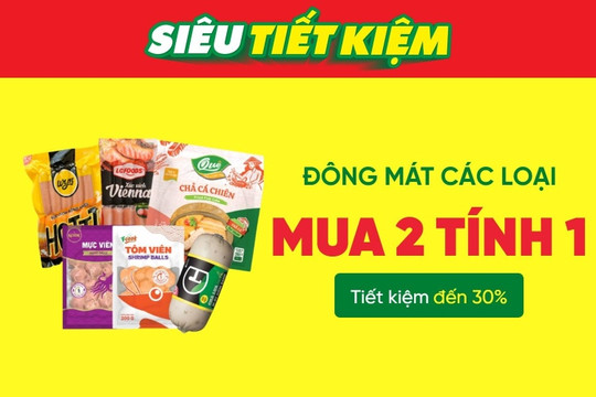 Mẹo săn trọn bộ thực phẩm đông mát mua 2 tính 1 siêu tiết kiệm tại Bách hóa XANH tháng 10