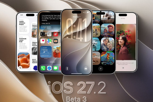 Apple chính thức phát hành iOS 27.2 beta 3: Tập trung nâng cấp toàn diện ứng dụng Sức khỏe