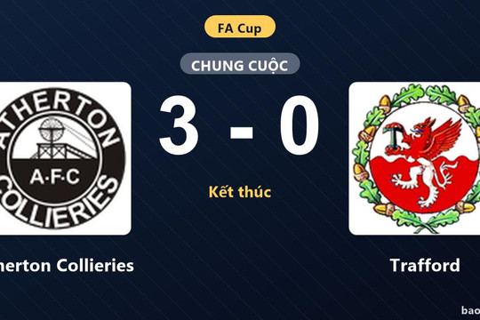 Atherton Collieries 3-0 Trafford: Atherton Collieries giành chiến thắng