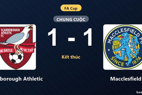 Scarborough Athletic 1-1 Macclesfield: Hai đội chia điểm