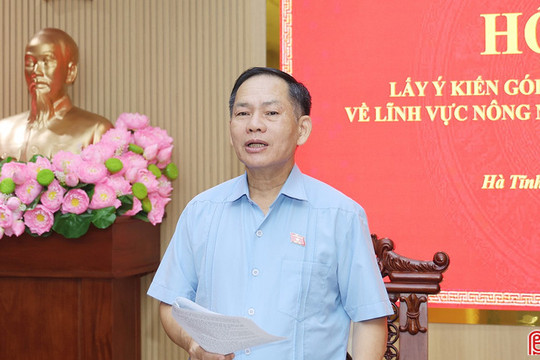 Góp ý xây dựng các dự án luật về nông nghiệp, môi trường và xây dựng