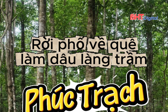 Rời phố về quê "làm dâu làng trầm" Phúc Trạch có gì?