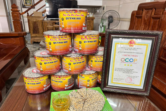 Kẹo cu đơ Quỳnh Hội – Ngọt thơm từ hạt lạc quê