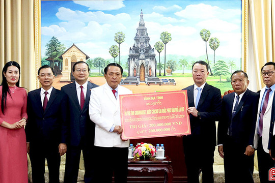 Triển khai hiệu quả các thỏa thuận hợp tác Hà Tĩnh - Savannakhet