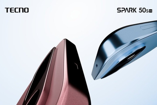 Mẫu điện thoại Tecno Spark 50s 5G chốt ngày ra mắt 16/10 tại Ấn Độ với cụm camera tối giản