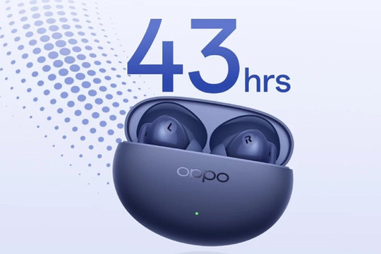Tai nghe OPPO Enco Air4s ra mắt: Khử ồn chủ động 32dB và pin 43 giờ với giá 692 ngàn đồng