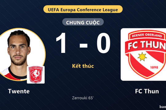 Twente 1-0 FC Thun: Twente giành chiến thắng