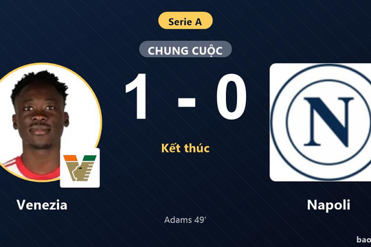 Venezia 1-0 Napoli: Venezia giành chiến thắng