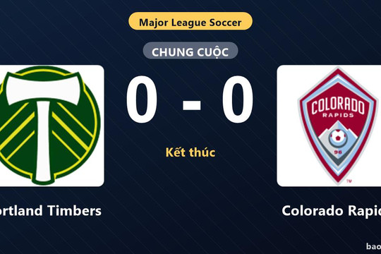 Portland Timbers 0-0 Colorado Rapids: Hai đội chia điểm