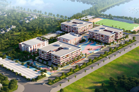 FPT cất nóc tổ hợp giáo dục tại Hà Tĩnh, dự kiến đón học sinh từ năm học 2027 - 2028