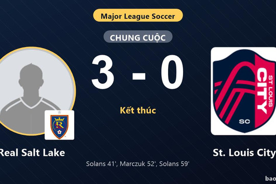Real Salt Lake 3-0 St. Louis City: Real Salt Lake giành chiến thắng